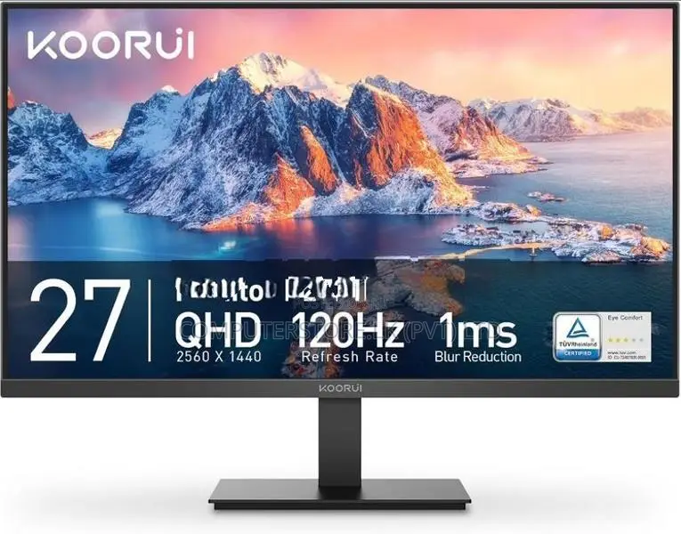Koorui 27" E2721H QHD IPS 120HZ Brand New Gaming Monitor