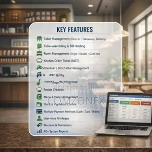 Restaurant POS with KOT BOT