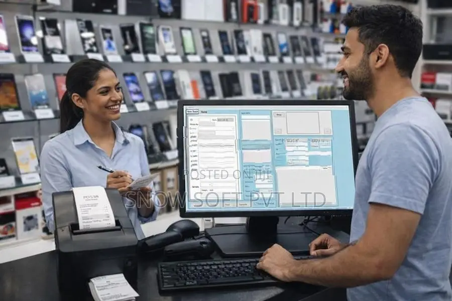 Smart POS System for Mobile Computer Shops