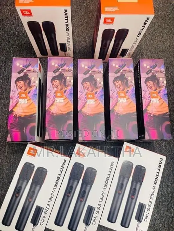 JBL PARTYBOX WIRELESS DUALMIC RECHARGEABLE