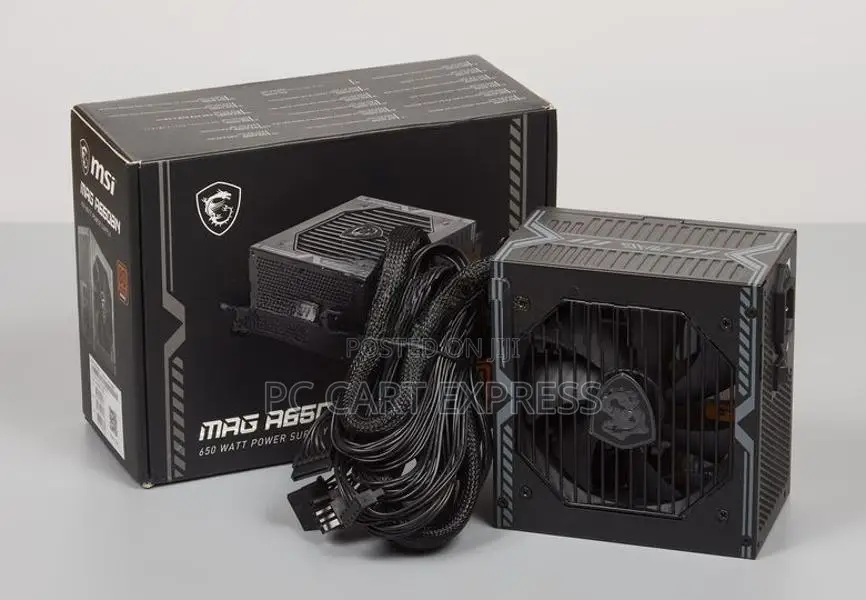 MSI MAG A650BN 650W 80 Plus Bronze Certified Power Supply