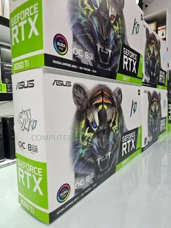 ASUS KO GEFORCE RTX™ 3060 TI V2 OC Edition 8GB GDDR6 BRAND NEW