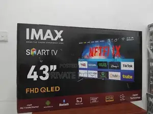 IMAX JAPAN 43" QLED FHD Android 14 Smart Frameless LED TV