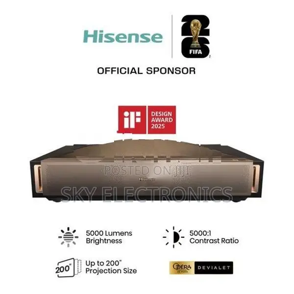 Hisense L9Q 4K Triple Laser Projector