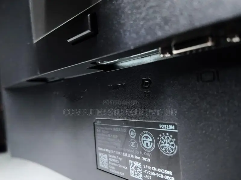 Dell P2319H 23" Inch IPS Frameless Full HD HDMI Used Monitor