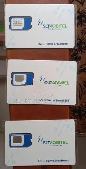 SLT Pre-paid Router SIM Available