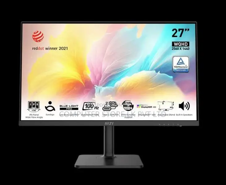 MSI Modern MD272QXP 27″ Business and Productivity Monitor 100Hz 2K WQH