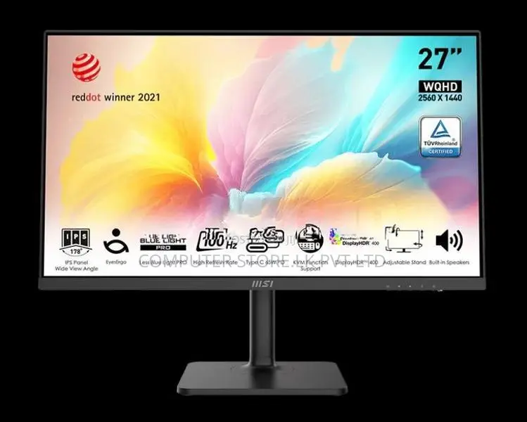 MSI Modern MD272QXP 27″ Business and Productivity Monitor 100Hz 2K WQH