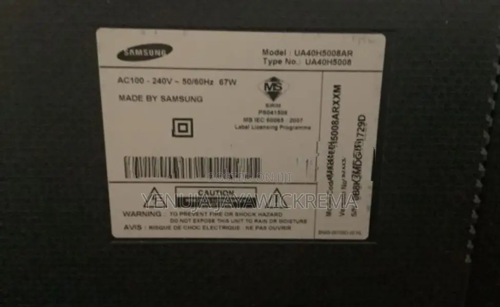 Samsung Inch 40 TV