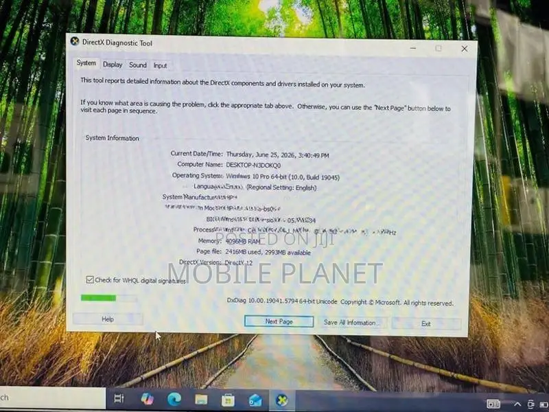 HP INTEL CELERON N3060 4GB 500GB HDD