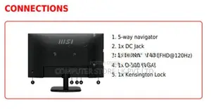 Msi Pro MP251L E2 25" Inch 120Hz Full HD IPS Frameless Brand New Monit