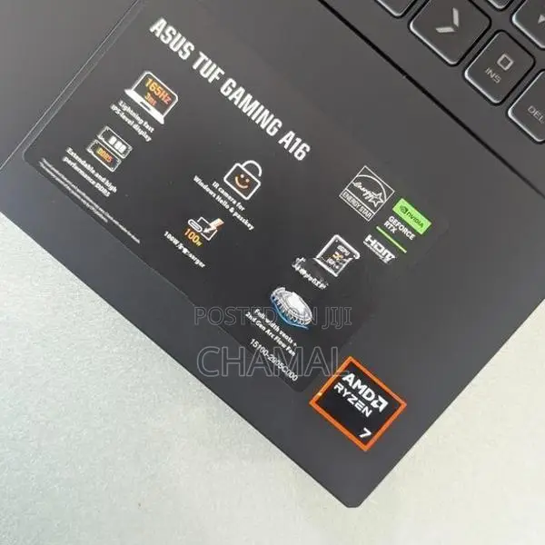 Asus TUF A16 |Ryzen 7 RTX5070/8GB |16GB DDR5|16” inch WUXGA 165Hz