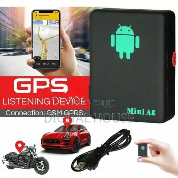 Voice Sound Gsm Device + Gps Tracker / A8 New .