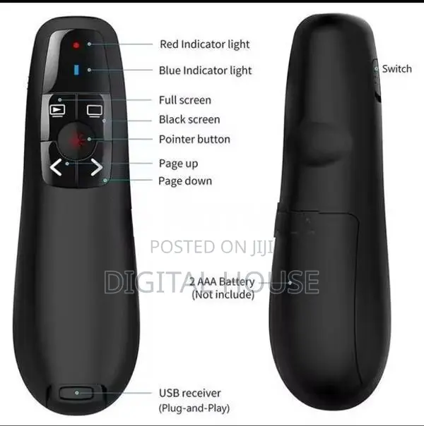 Projector Laser Pointer Power Point Presenter 5in1 new