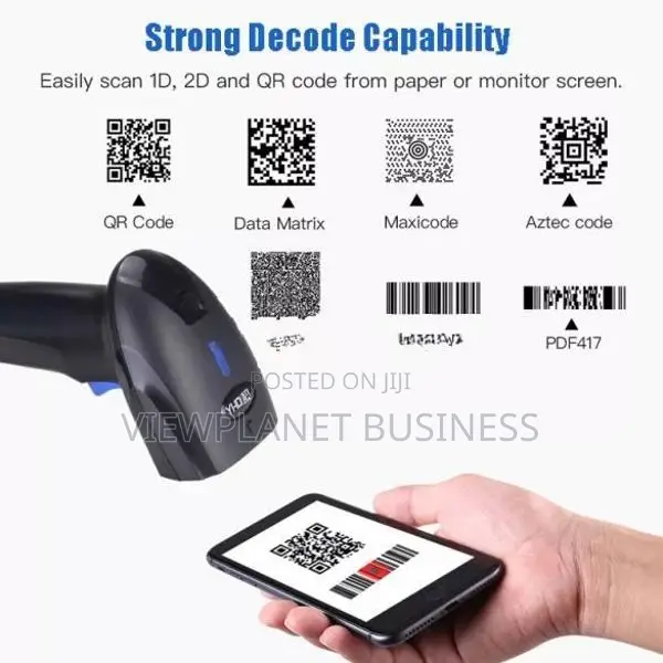 2D Handheld Wireless Barcode Scanner YHD-1100DW YHDAA QR/ Reader