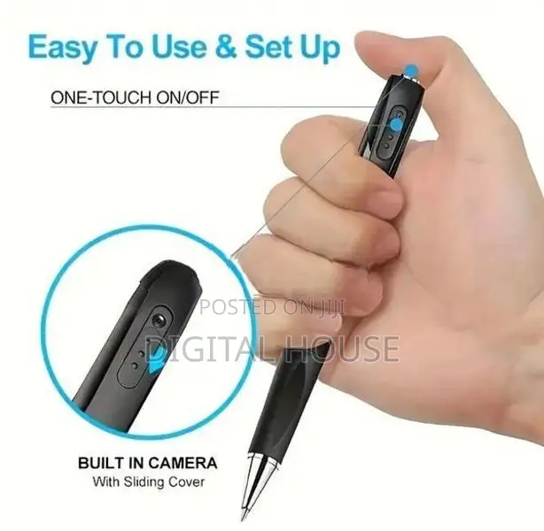Camera Pen Mini 12mp full Hd / 1820p 2 Hrs video Recording