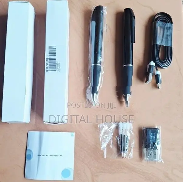 Camera Pen Mini 12mp full Hd / 1820p 2 Hrs video Recording