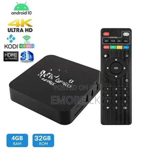 4k Android Tv Box 4GB / 8GB RAM - 32GB 128GB ROM MXQ Pro Smart