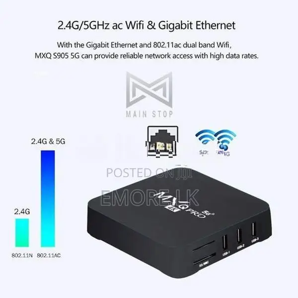4k Android Tv Box 4GB / 8GB RAM - 32GB 128GB ROM MXQ Pro Smart