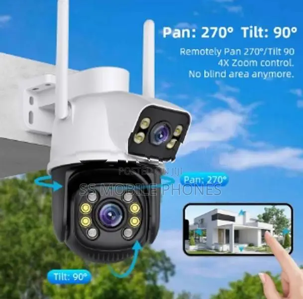 8MP WIFI Dual Screen PTZ Camera