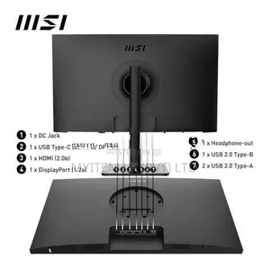 MSI Modern MD272QXP 27″ Business and Productivity Monitor 100Hz 2K WQH