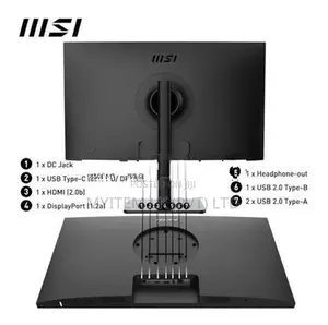 MSI Modern MD272QXP 27″ Business and Productivity Monitor 100Hz 2K WQH