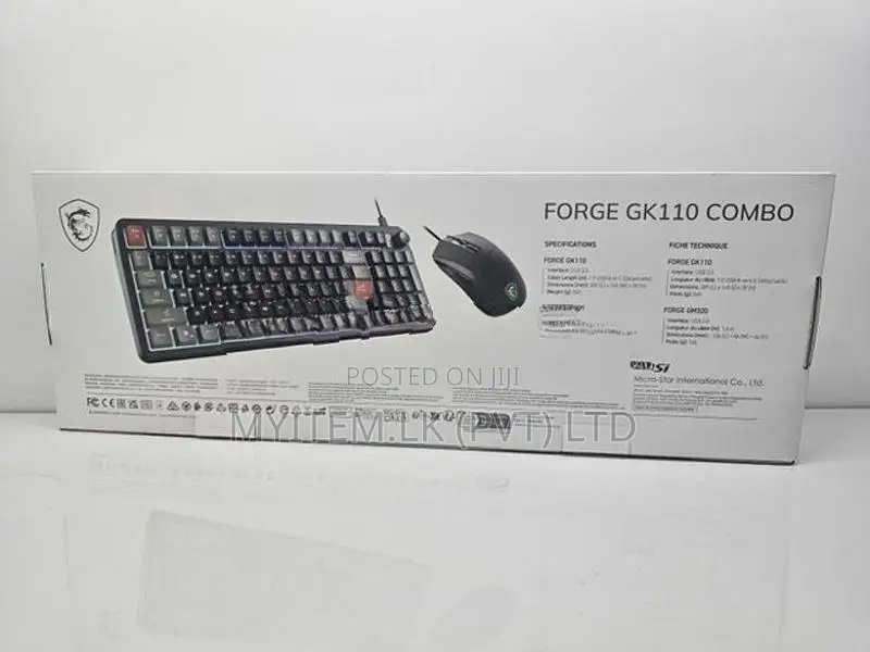 MSI FORGE GK110 Gaming Keyboard & Mouse Combo 🎮