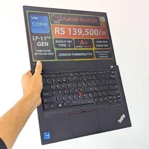 Lenovo ThinkPad T14 |16GB RAM|Core i7-11th GEN|256GB Nvme SSD Laptop