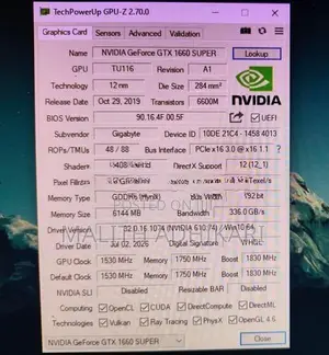 Gigabyte GTX 1660 Super 6GB VGA
