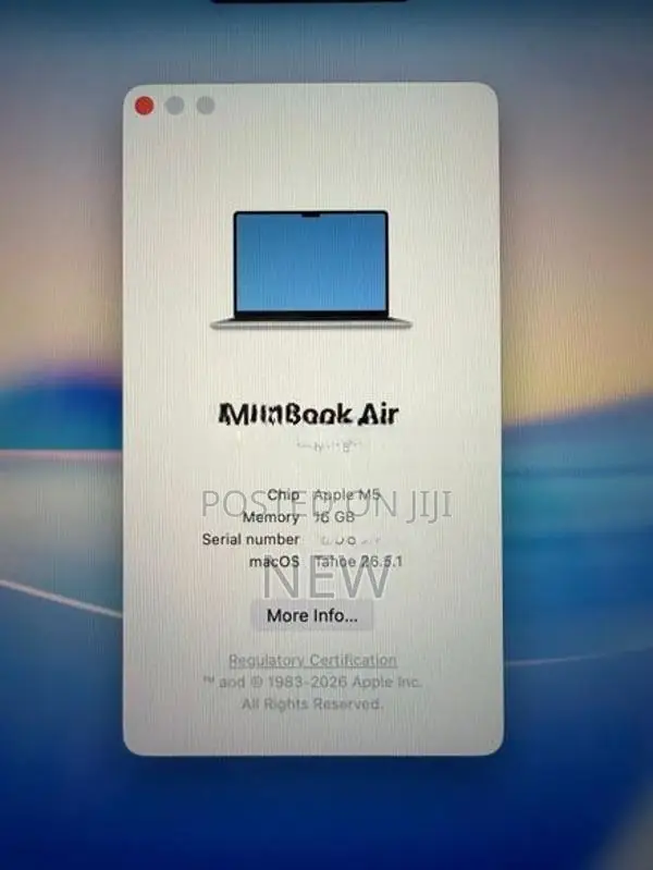 Apple MacBook Air M5 Sky Blue