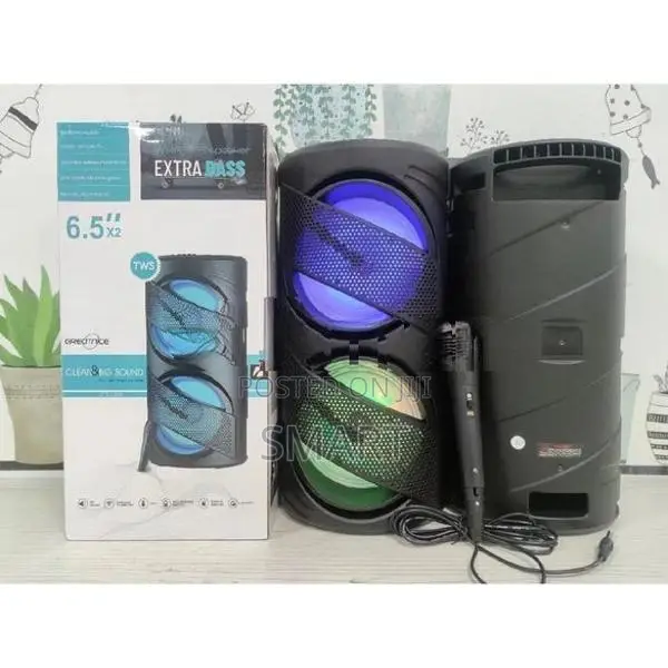 6.5 *2 inchase Double  1309 speaker Bluetooth with Mic