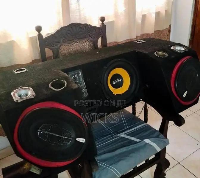 Three Wheel Speaker Set