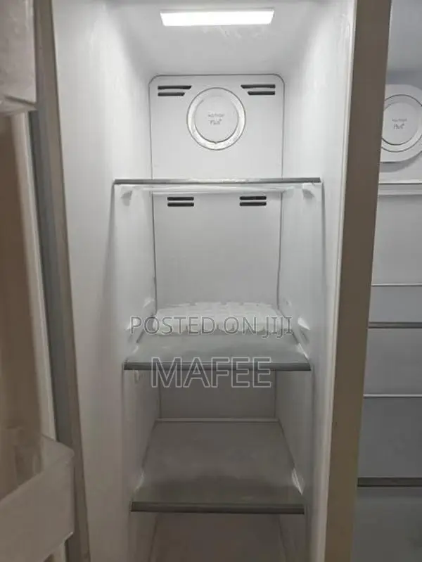 Candy Side-by-Side Refrigerator with Water Dispenser —