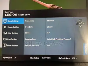 Lenovo Legion 320Hz Gaming Monitor