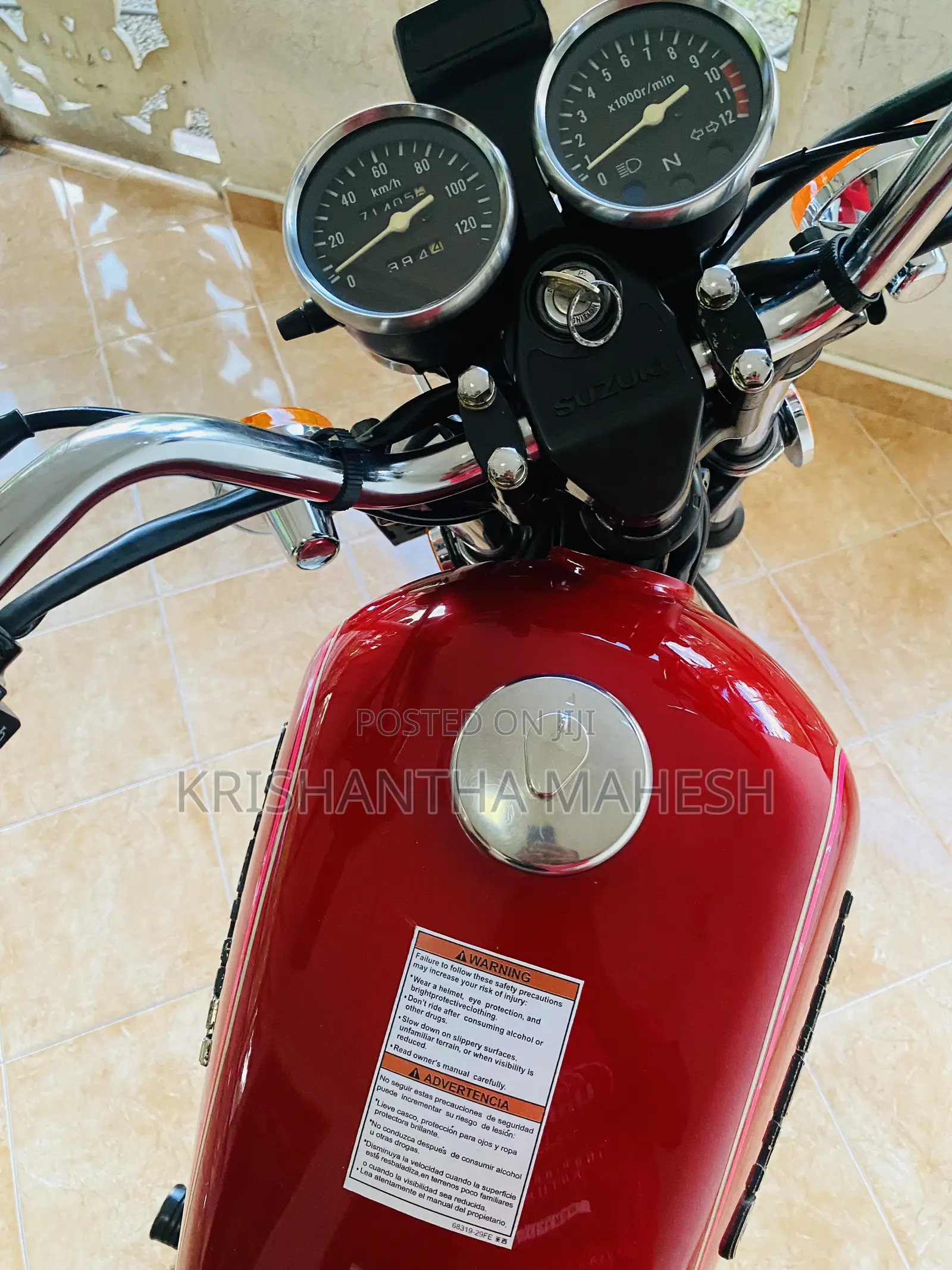 New Suzuki GN 125-2 2018 Red