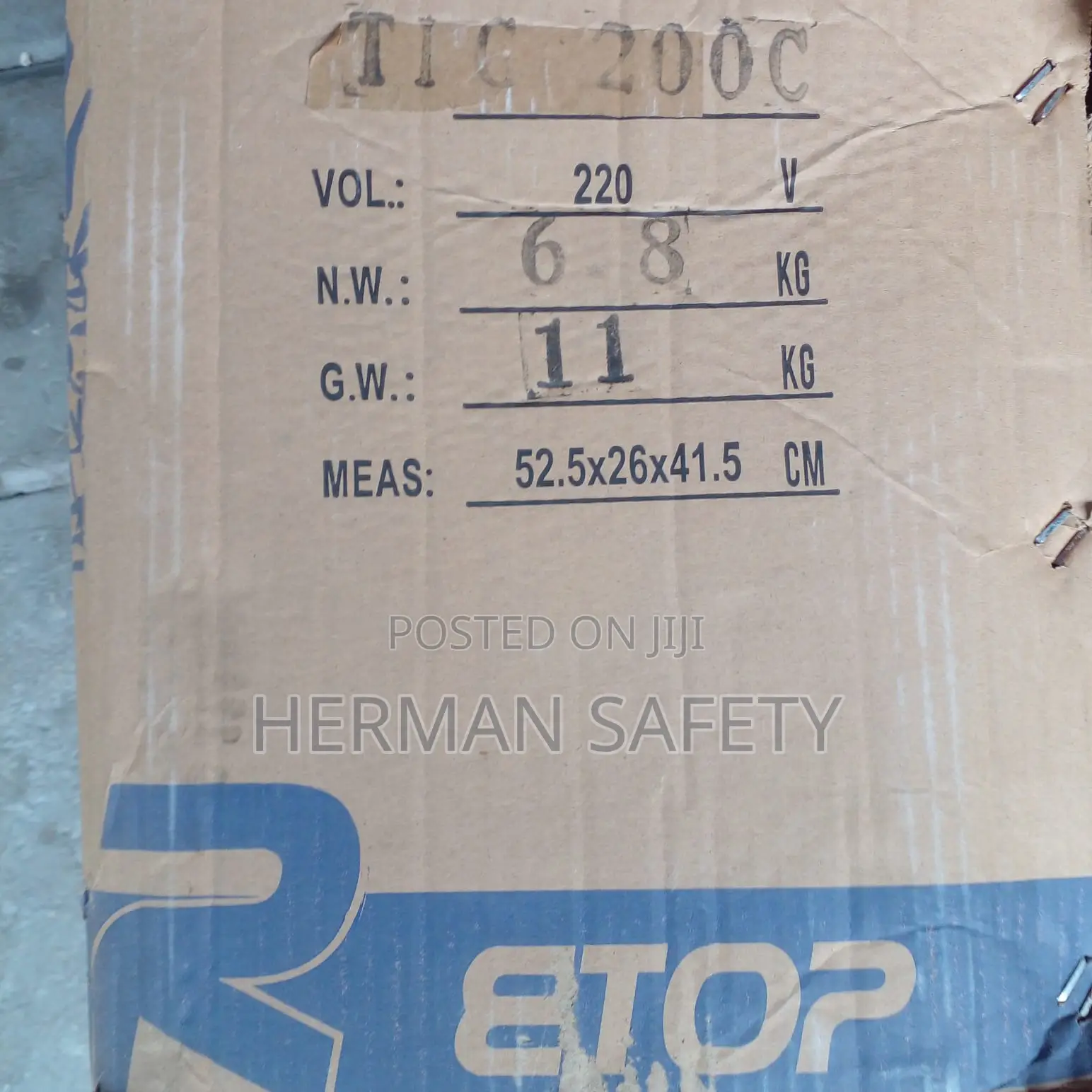 Retop Tig 200 Cold Welder Machine 230v