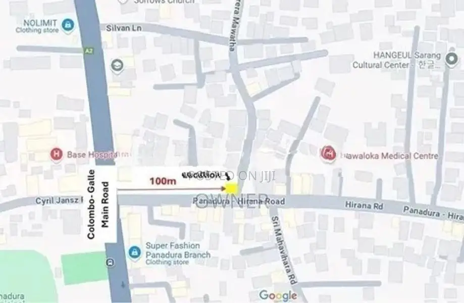 Upstairs Commercial Space for Rent - Panadura Town