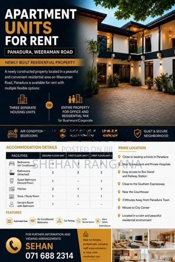 House for rent in Panadura