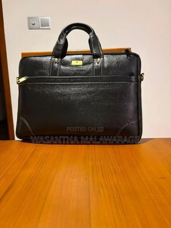 Genuine Leather Laptop Messenger Bag