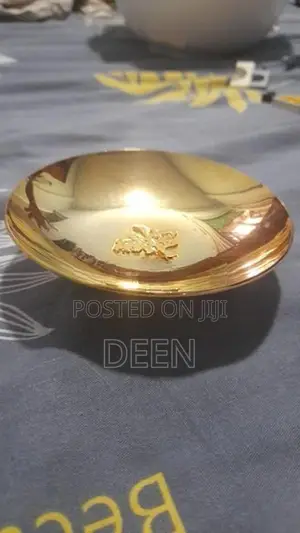 Old 24k Plated Dishes Set