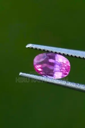 Natural pink sapphire gem