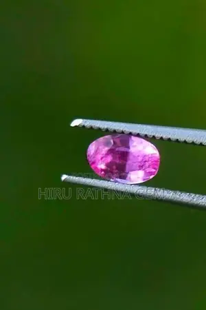 Natural pink sapphire gem