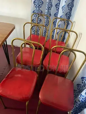 Dinner Table with Steel Chairs