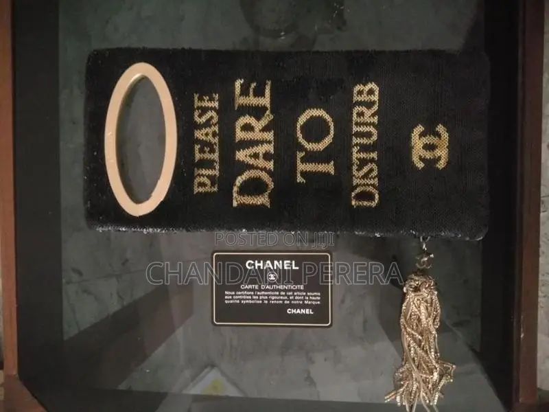 Chanel "do Not Disturb" Door Hanger