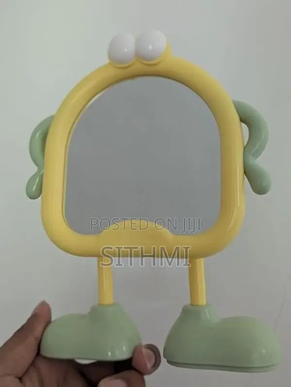 Cute Cartoon Character Aesthetic Table Mirror - Creative Desk Decor