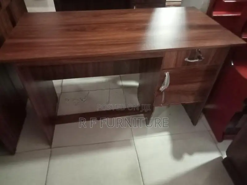 Melamine Writing Table with Cupboard 4 by 2
