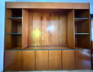 Large Custom-Made Wooden Display Cabinet