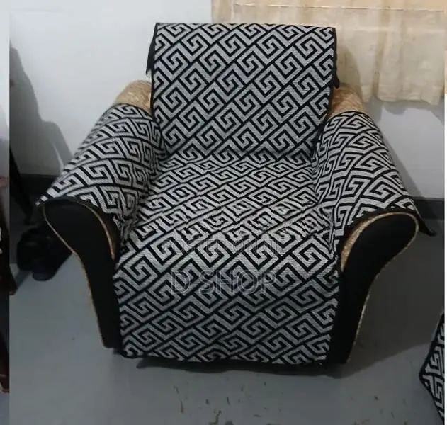 Sofa Cover 3+1+1 - High Quality Upholstery Velvet coated Fabric 2 side