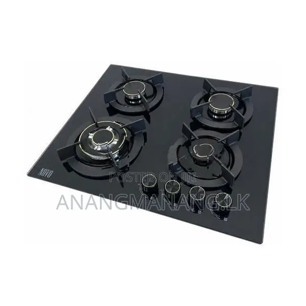 Novo Brass Burners Gas Cooker Hob - Luxury Safety Model