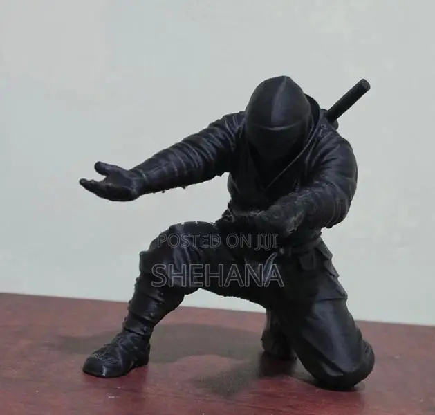 3 D-Printed Ninja-Themed Pen Holder
